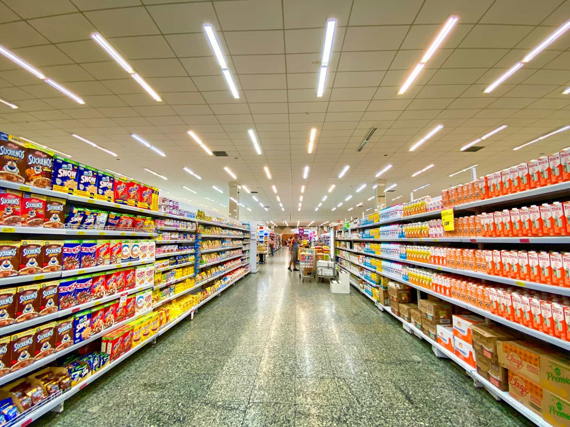 retail grocery store aisle