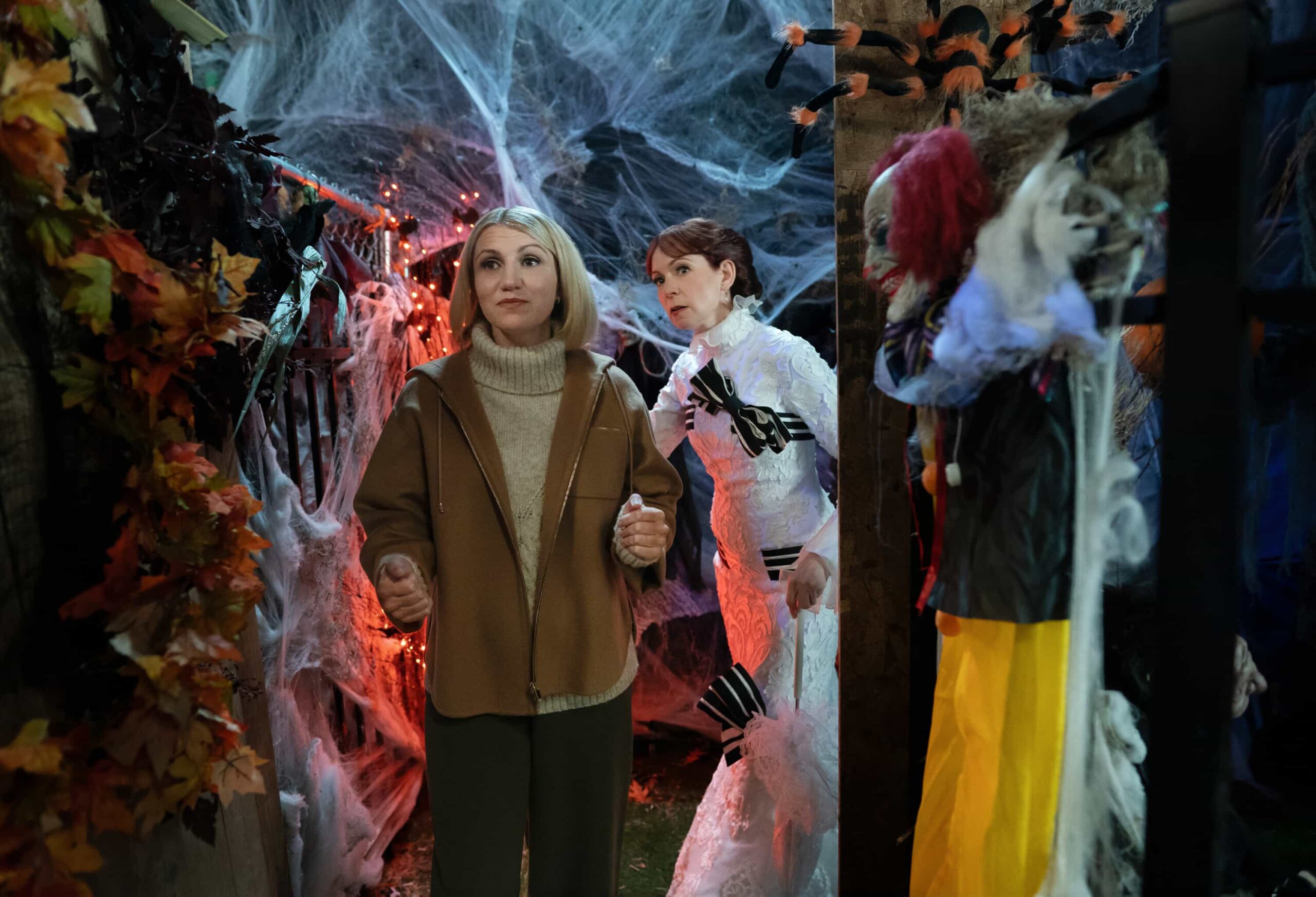 “Ick, A Bod” –    Pictured (L-R):  Annaleigh Ashford as Sharon Norman and Carrie Preston as Elsbeth Tascioni  Photo: Michael Parmelee/CBS ©2025 CBS Broadcasting, Inc. All Rights Reserved.