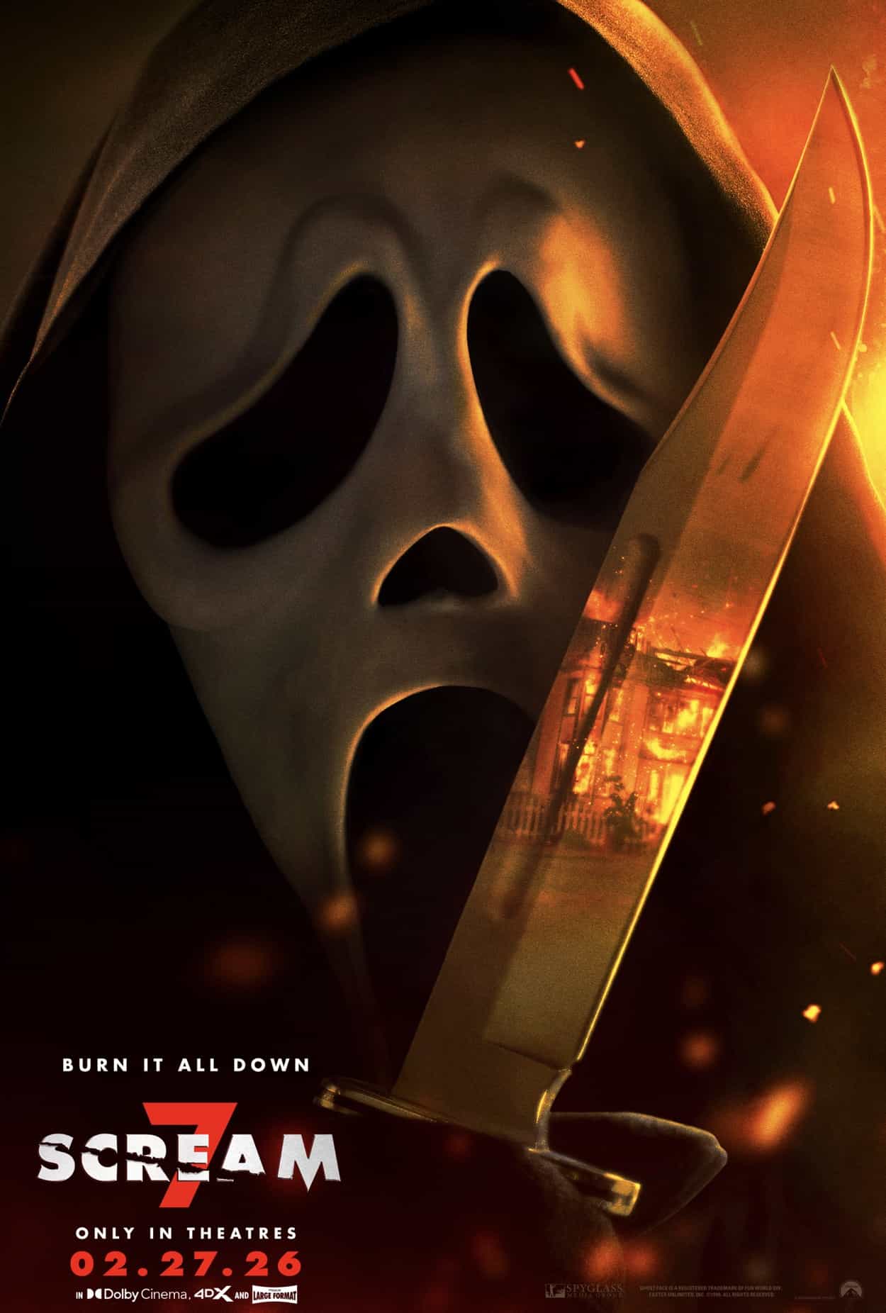 SCREAM 7 Official Trailer, Poster, and First Images 1 Scream 7 Poster