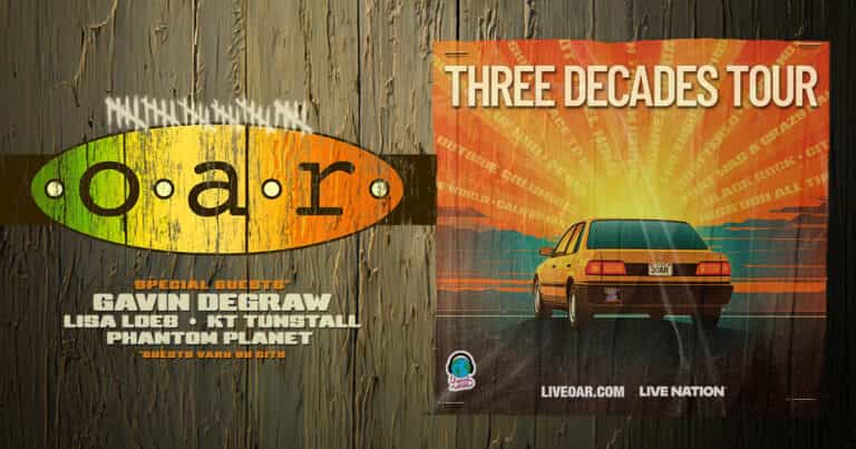 O.A.R. Announces O.A.R. Three Decades Tour 1 OAR Three Decades 2026 Tour Dates