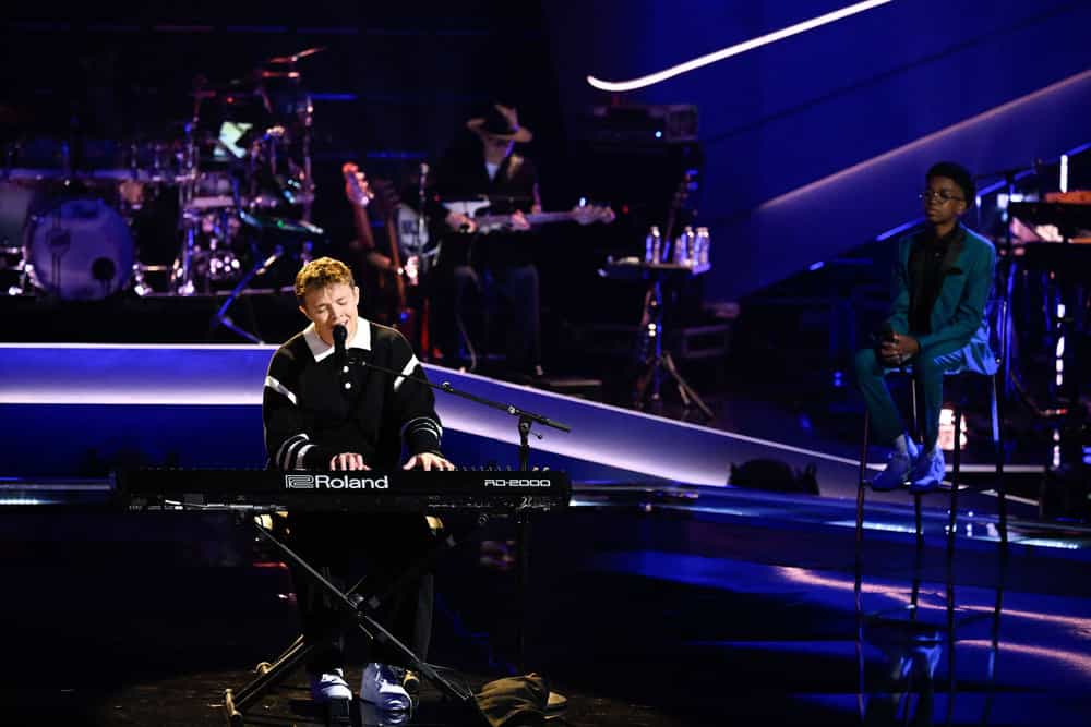 THE VOICE -- The Knockouts Part 2 Episode 2811 -- Pictured: (l-r) Max Cooper III, Max Chambers -- (Photo by: Griffin Nagel/NBC)