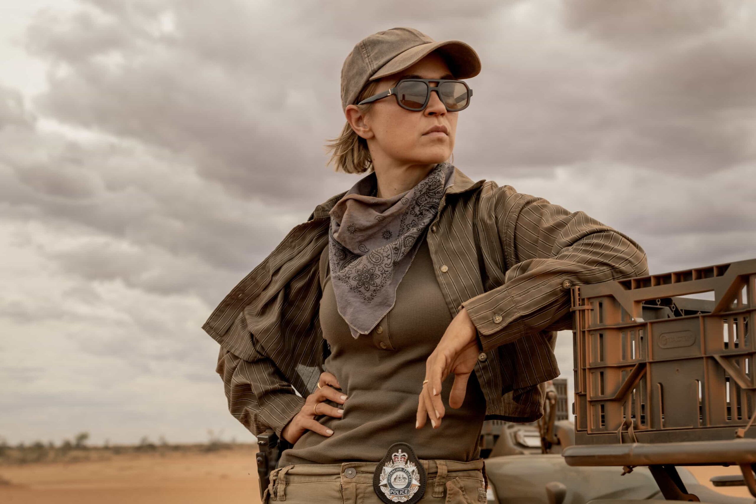 NCIS: Sydney Season 3 Episode 4 “The Truth Is Outback” – When a U.S. Navy pilot goes missing at a UFO hotspot in the Outback after being chased by blinding lights, the team must discover if the truth is really “out there,” on NCIS: SYDNEY, Tuesday, Nov. 4 (10:00-11:00 PM, ET/PT) on the CBS Television Network, and streaming on Paramount+ (live and on demand for Paramount+ Premium plan subscribers, or on demand for Paramount+ Essential subscribers the day after the episode airs)*. Tuuli Narkle as AFP Liaison Officer Constable Evie Cooper in NCIS: Sydney episode 4, season 3 streaming on Paramount+, 2025. Photo Credit: Daniel Asher Smith/Paramount+ © TM & © 2025 CBS Studios Inc. NCIS: Sydney and related marks and logos are trademarks of CBS Studios Inc. All Rights Reserved.