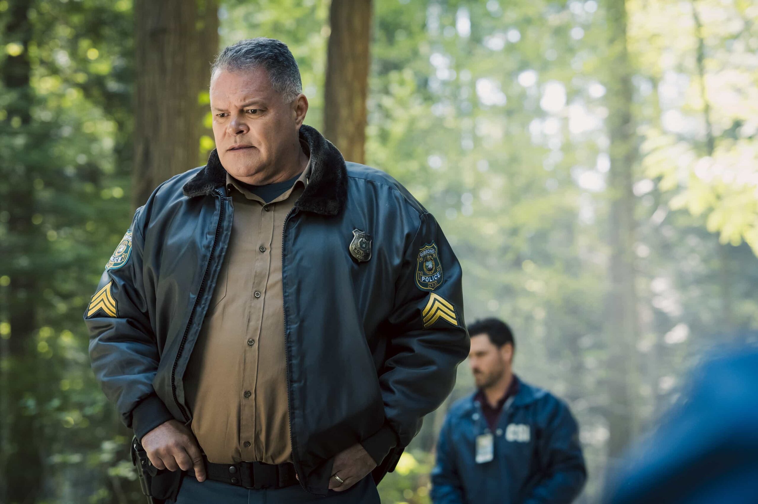 MURDER IN A SMALL TOWN: Aaron Douglas in the "Trust, But Verify" episode of MURDER IN A SMALL TOWN airing Tuesday, Nov. 4 (8:00-9:00PM ET/PT) on FOX. ©2025 Fox Media LLC. CR: Kailey Schwerman/ FOX.