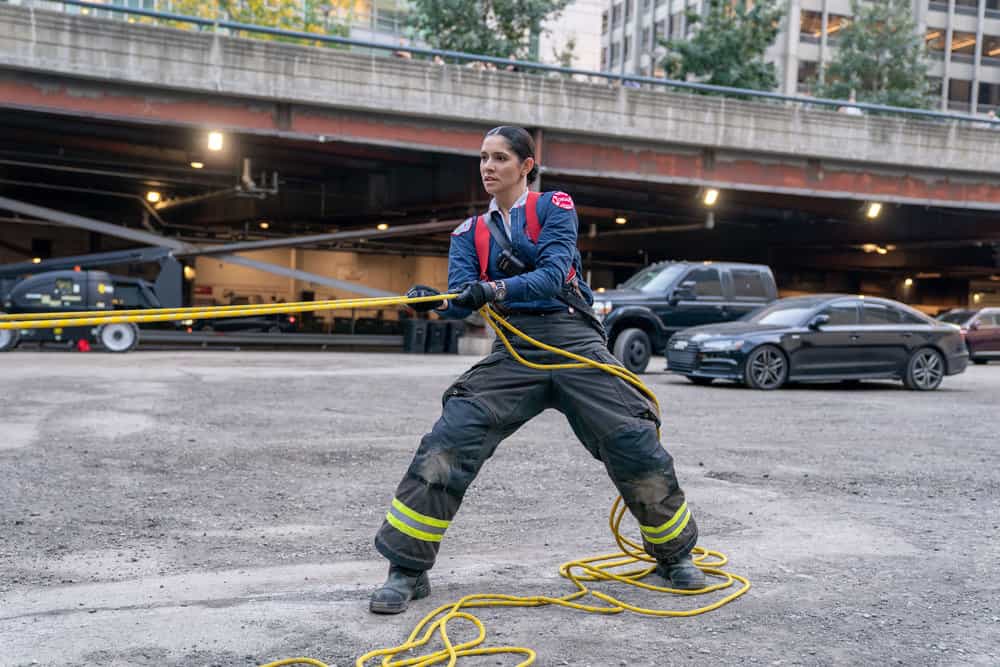 CHICAGO FIRE -- "Broken Things" Episode 1406 -- Miranda Rae Mayo as Stella Kidd -- (Photo by: Peter Gordon/NBC)