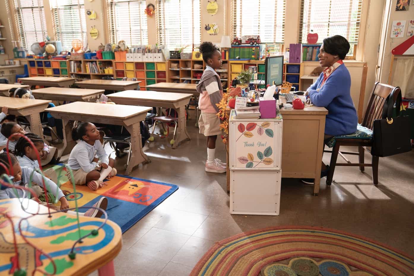 ABBOTT ELEMENTARY - “No Phones” - Abbott Elementary participates in the district’s “No Phones Day” initiative. WEDNESDAY, NOV. 5 (8:30-9:02 p.m. EST) on ABC.  (Disney/Gilles Mingasson)
SHERYL LEE RALPH