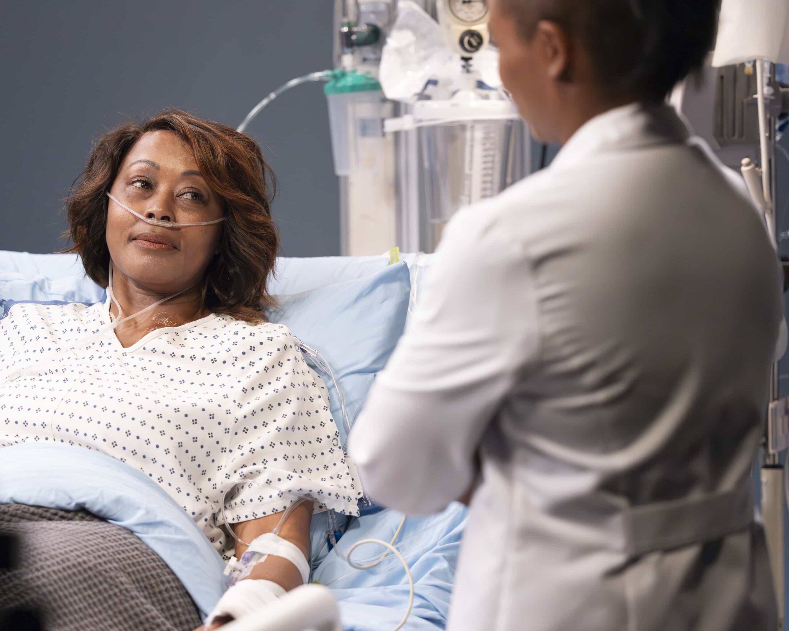 GREY’S ANATOMY - “Sometimes I Feel Like a Motherless Child” - Jo navigates a challenging case with a pregnant mother, while Blue and Jules care for a diabetic patient. Meanwhile, Simone treats a patient with a surprising revelation. THURSDAY, NOV. 6 (10:00-11:00 p.m. EST) on ABC. (Disney/Bahareh Ritter) 
PTOSHA SOTREY