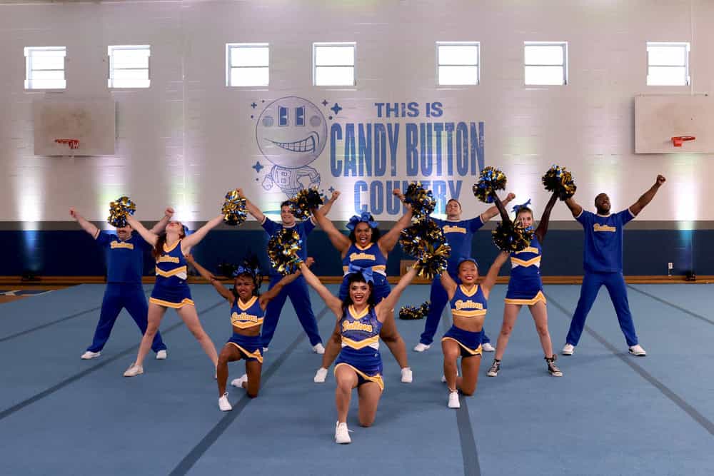 STUMBLE -- "Pilot" Episode 101 -- Pictured: Buttons Cheer Team -- (Photo by: Matt Miller/NBC)
