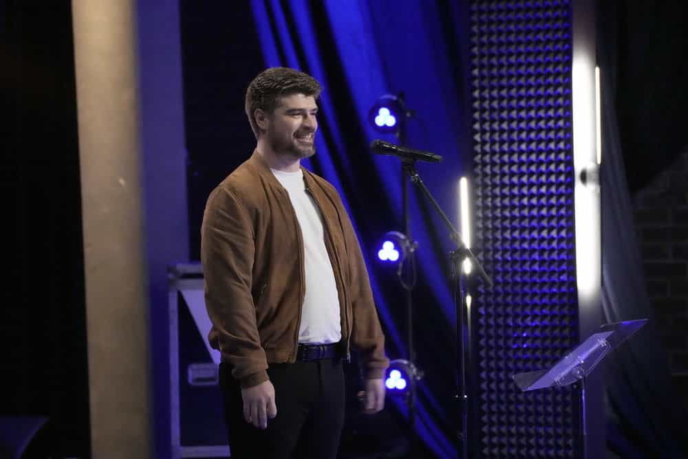 THE VOICE -- The Knockouts Part 3 Episode 2812 -- Pictured: Marty O'Reilly -- (Photo by: Casey Durkin/NBC)