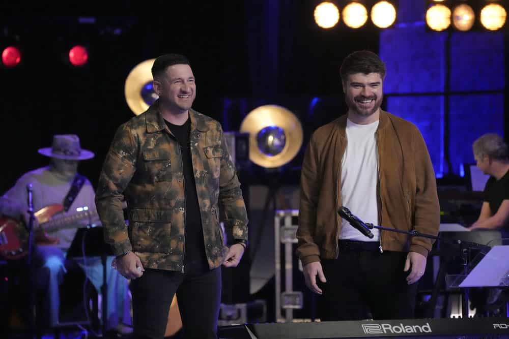 THE VOICE Season 28 Episode 12 -- The Knockouts Part 3 Episode 2812 -- Pictured: (l-r) Rob Cole, Marty O'Reilly -- (Photo by: Casey Durkin/NBC)