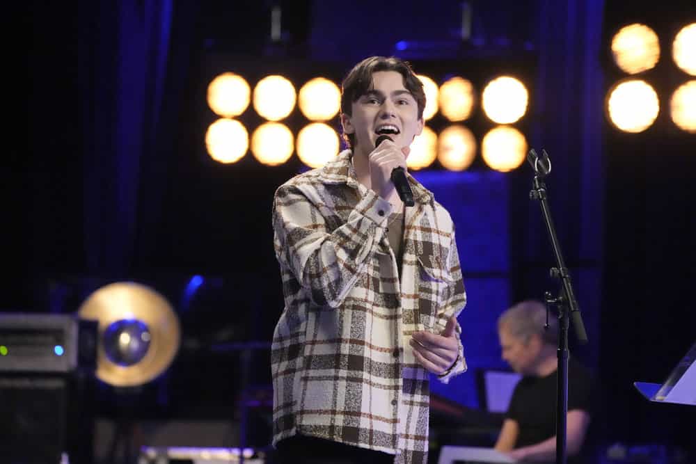 THE VOICE -- The Knockouts Part 3 Episode 2812 -- Pictured: Jack Austin -- (Photo by: Casey Durkin/NBC)