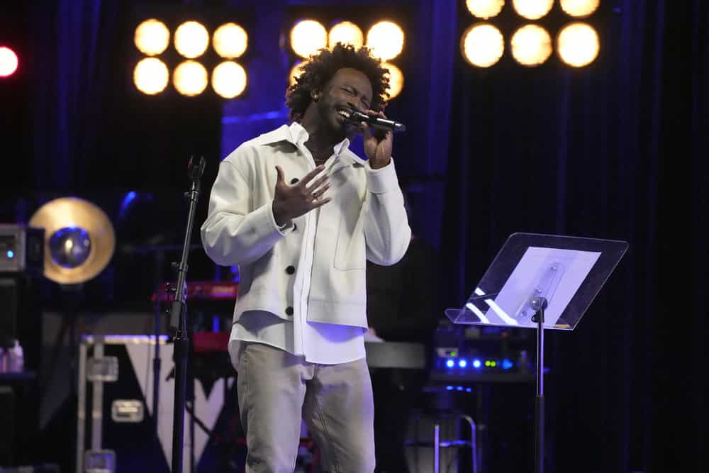 THE VOICE -- The Knockouts Part 3 Episode 2812 -- Pictured: Conrad Khalil -- (Photo by: Casey Durkin/NBC)