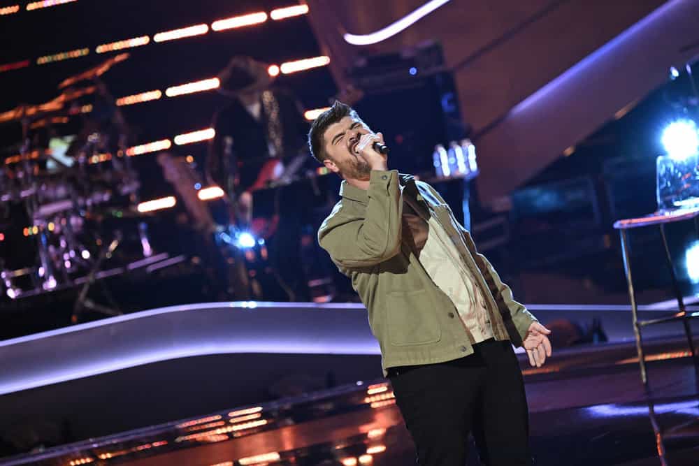 THE VOICE -- The Knockouts Part 3 Episode 2812 -- Pictured: Marty O'Reilly -- (Photo by: Griffin Nagel/NBC)