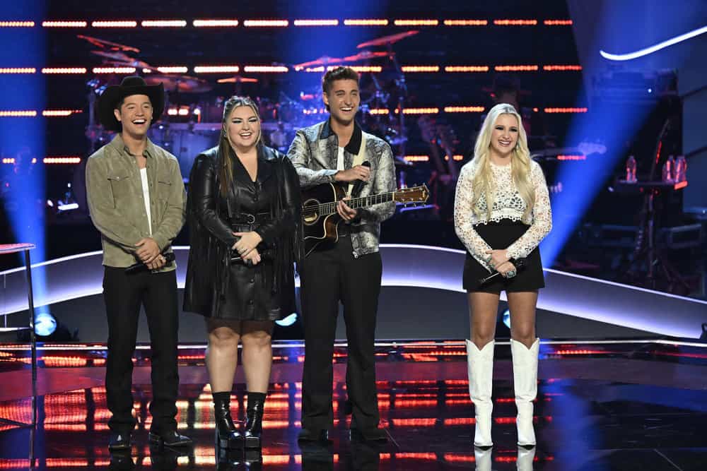 THE VOICE -- The Knockouts Part 3 Episode 2812 -- Pictured: (l-r) Dek of Hearts, Kayleigh Clark -- (Photo by: Griffin Nagel/NBC)