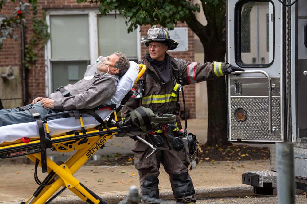 Chicago Fire Season 14 Episode 7 Photos: “Pierce the Vein” 8 CHICAGO FIRE -- "Pierce The Vein" Episode 1407 -- Pictured: Taylor Kinney as Kelly Severide -- (Photo by: Peter Gordon/NBC)