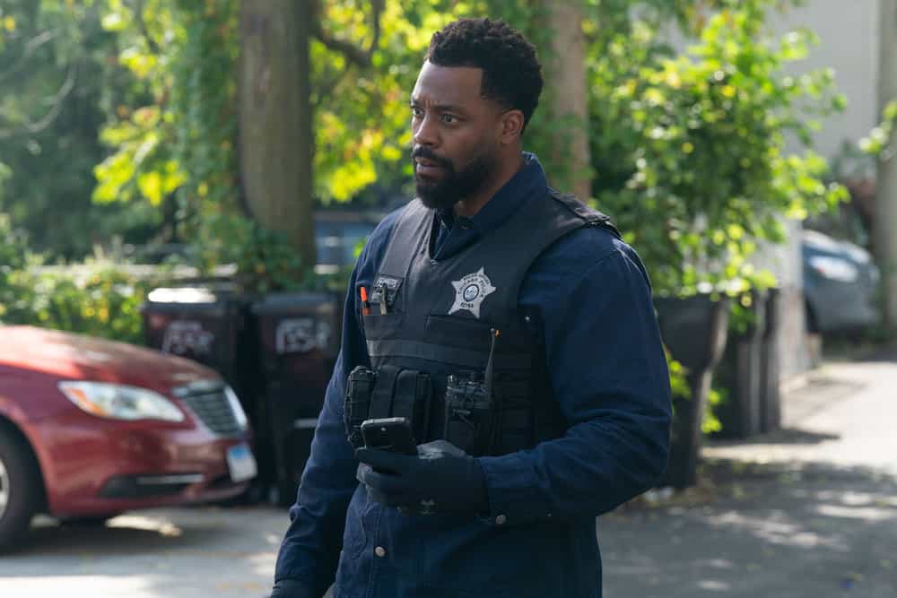 Chicago P.D. Season 13 Episode 7 -- "Impulse Control" Episode 1307 -- Pictured: LaRoyce Hawkins as Officer Kevin Atwater -- (Photo by: Elizabeth Sisson/NBC)