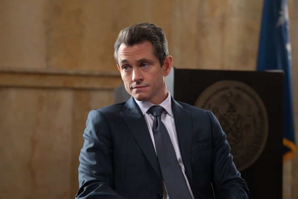 LAW & ORDER: SPECIAL VICTIMS UNIT -- "False Idols" Episode 27007 -- Pictured: Hugh Dancy as A.D.A. Nolan Price -- (Photo by: Virginia Sherwood/NBC)
