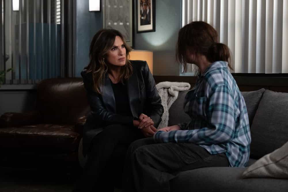 LAW & ORDER: SPECIAL VICTIMS UNIT -- "False Idols" Episode 27007 -- Pictured: Mariska Hargitay as Capt. Olivia Benson -- (Photo by: Virginia Sherwood/NBC)
