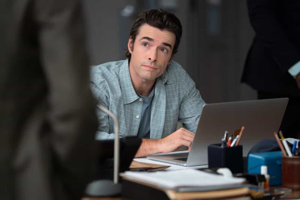 LAW & ORDER: SPECIAL VICTIMS UNIT -- "False Idols" Episode 27007 -- Pictured: Corey Cott as Det. Jake Griffin -- (Photo by: Ralph Bavaro/NBC)