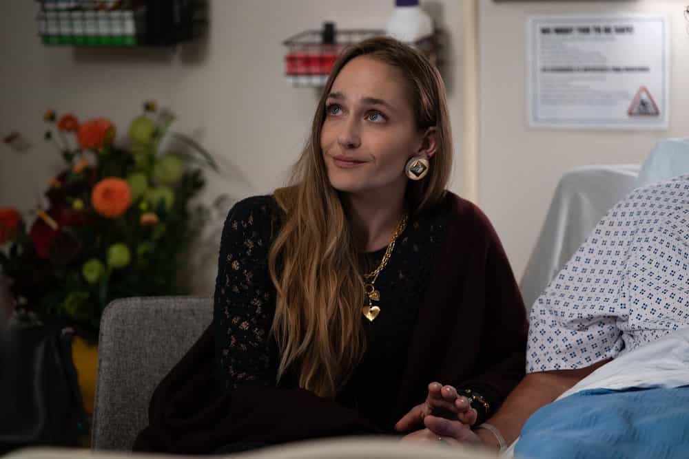 LAW & ORDER: SPECIAL VICTIMS UNIT -- "False Idols" Episode 27007 -- Pictured: Jemima Kirke as Claire Morgan -- (Photo by: Ralph Bavaro/NBC)