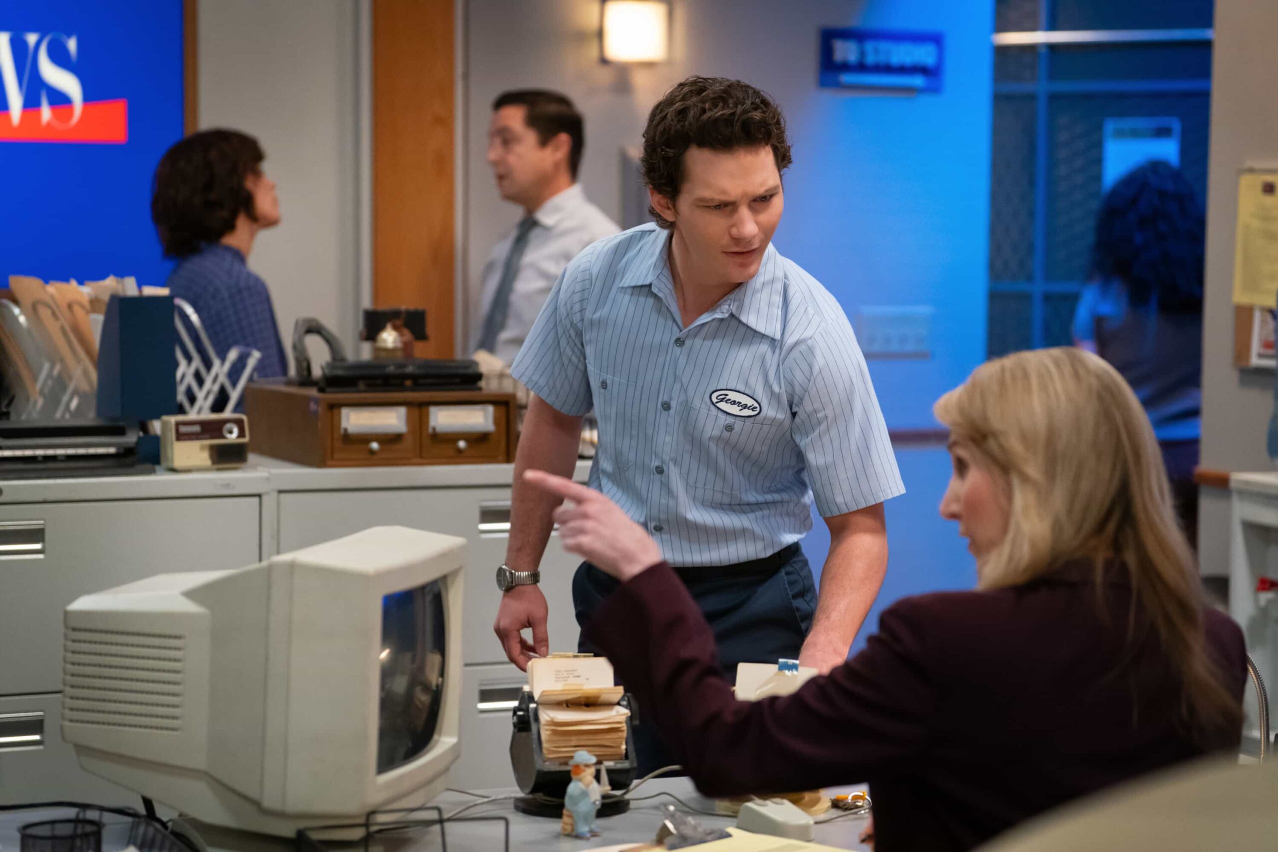 “A Pregnancy Test and an Old Man’s Gallbladder” – Georgie’s jealousy rears its head when Mandy gets sent on an overnight work trip with her ex and current boss, Scott (Christopher Gorham). Meanwhile, Jim and Audrey panic when they find a pregnancy test in Connor’s trash, on GEORGIE & MANDY’S FIRST MARRIAGE, Thursday, Nov. 13 (8:00-8:30 PM, ET/PT) on the CBS Television Network, and streaming on Paramount+ (live and on-demand for Paramount+ Premium plan subscribers, or on-demand for Paramount+ Essential subscribers the day after the episode airs)*. Pictured: Montana Jordan as Georgie   Photo: Troy Harvey/CBS ©2025 CBS Broadcasting, Inc. All Rights Reserved.