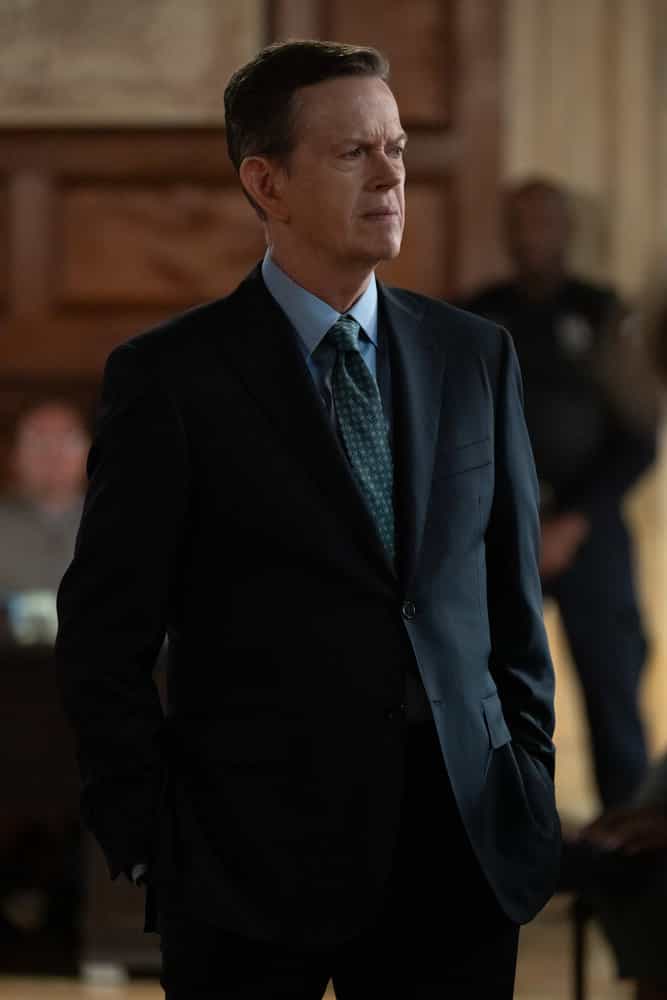 Law & Order Season 25 Episode 7 “Guardian” – Photos & Case Preview 14 LAW & ORDER -- "Guardian" Episode 25007 -- Pictured: Dylan Baker as Atty. Rems -- (Photo by: Virginia Sherwood/NBC)
