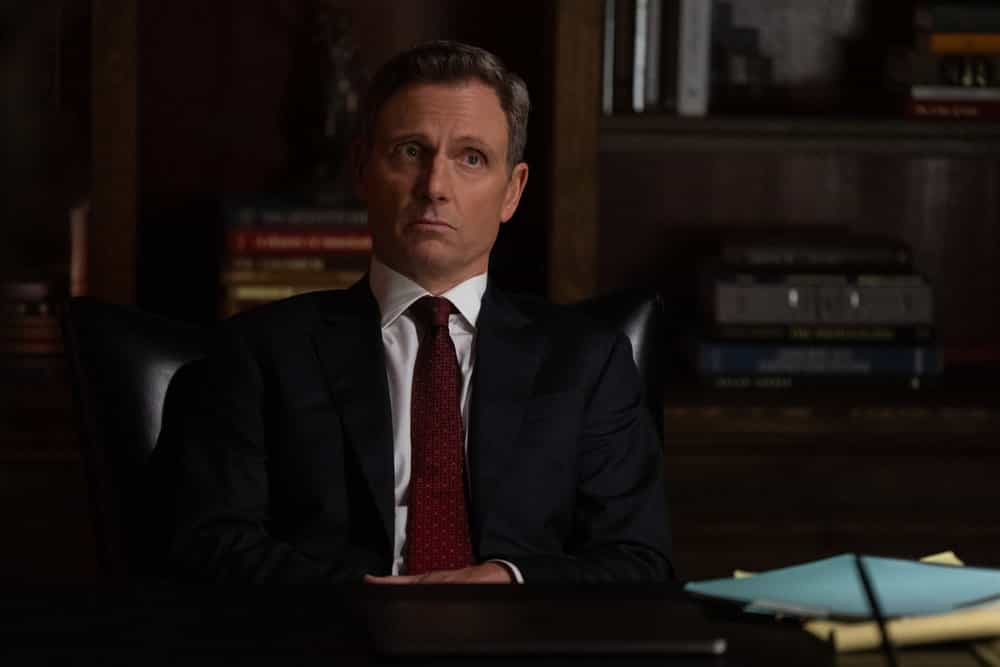 Law & Order Season 25 Episode 7 “Guardian” – Photos & Case Preview 13 Law & Order Season 25 Episode 7 -- "Guardian" Episode 25007 -- Pictured: Tony Goldwyn as District Attorney Nicholas Baxter -- (Photo by: Virginia Sherwood/NBC)