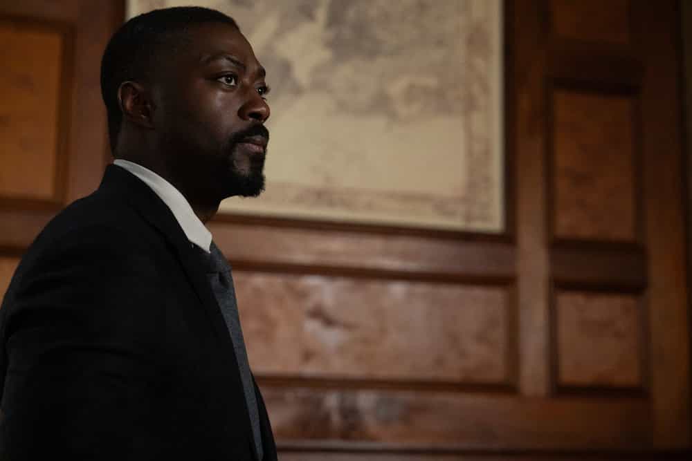 Law & Order Season 25 Episode 7 “Guardian” – Photos & Case Preview 20 LAW & ORDER -- "Guardian" Episode 25007 -- Pictured: David Ajala as Det. Theo Walker -- (Photo by: Virginia Sherwood/NBC)