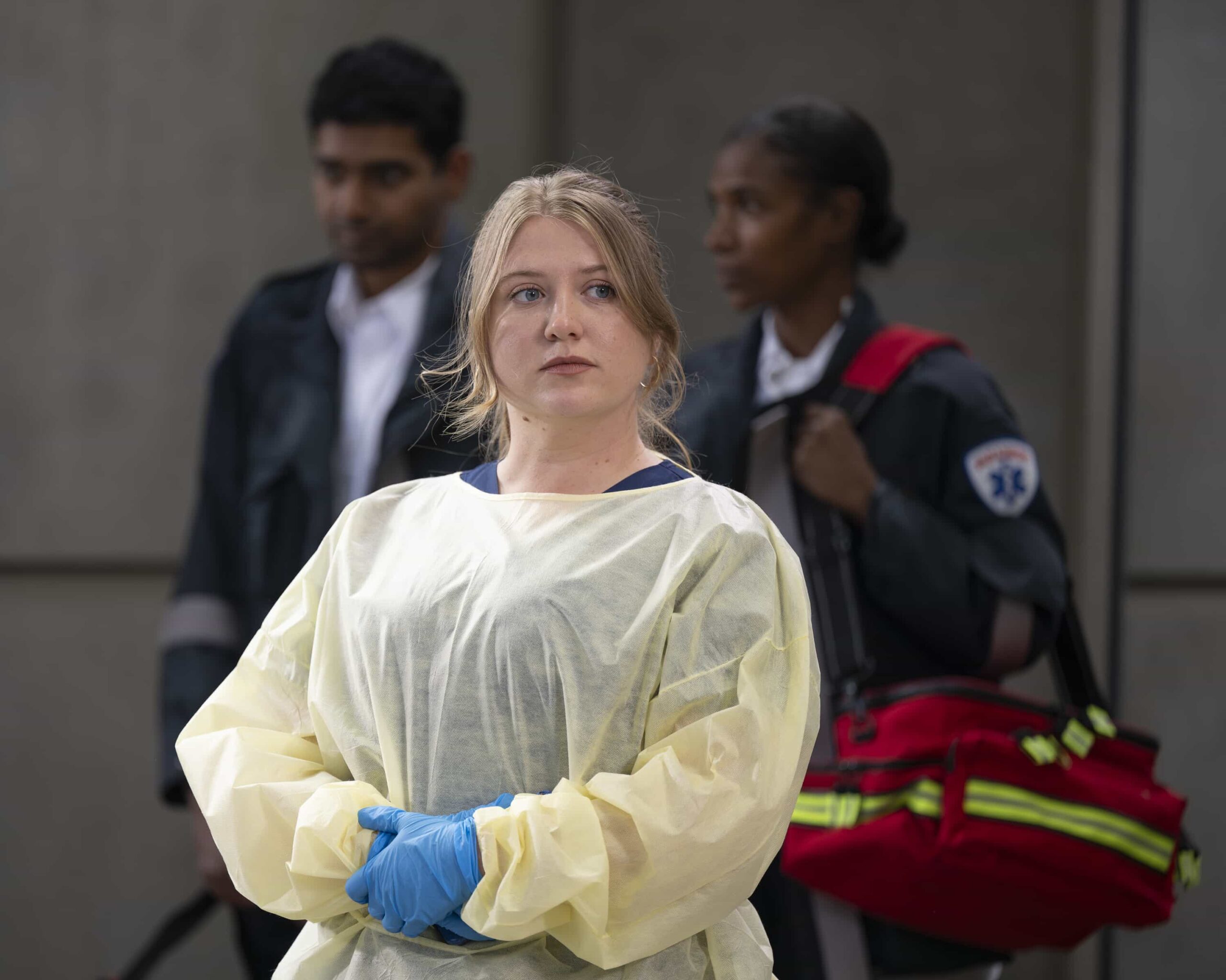 Grey's Anatomy Season 22 Episode 6 - “When I Crash” - Grey Sloan takes in patients following a catastrophic bus accident. Teddy and Owen have an awkward encounter, and Richard tests Bailey’s patience. THURSDAY, NOV. 13 (10:00-11:00 p.m. EST) on ABC. (Disney/Anne Marie Fox) 
JAICY ELLIOT