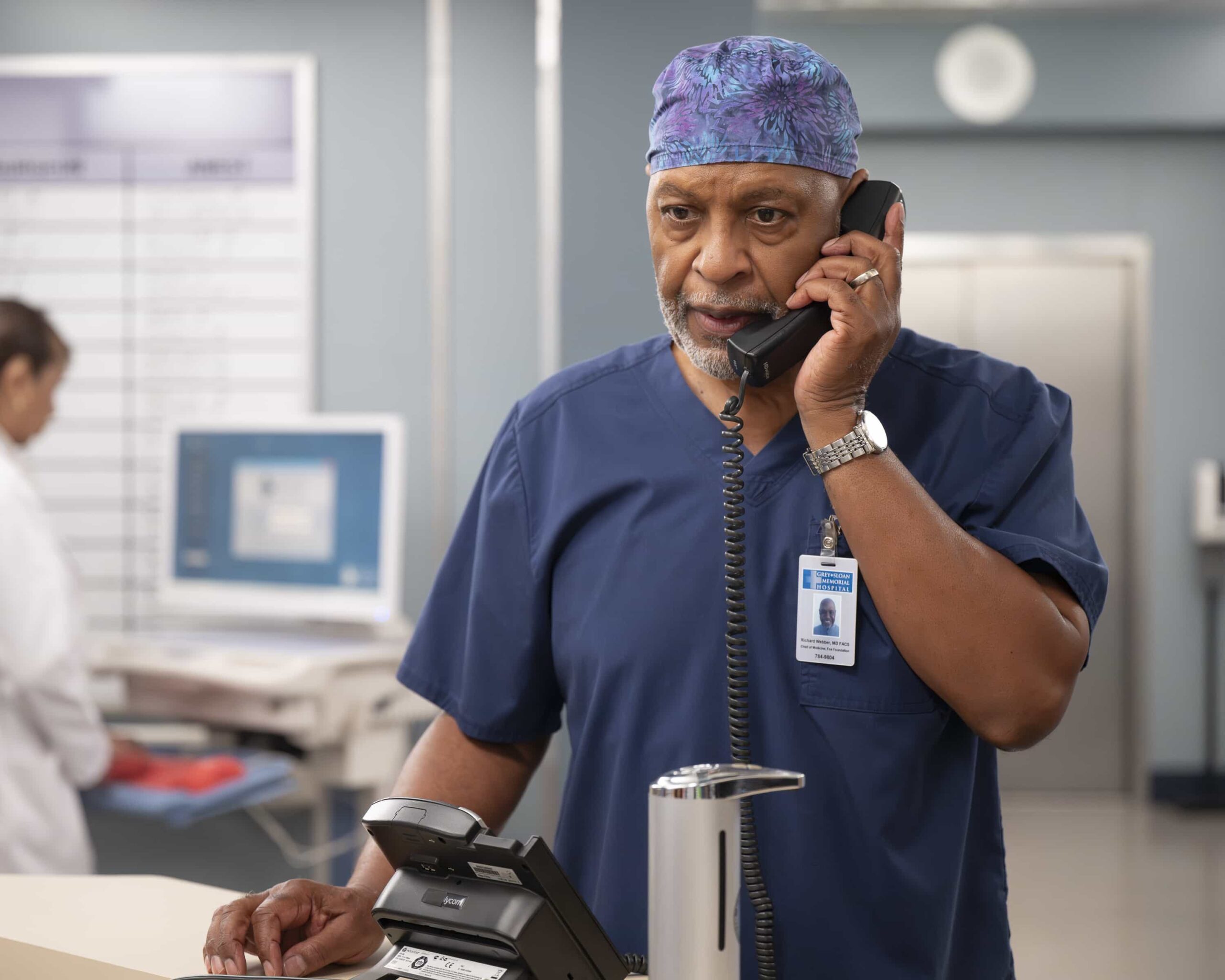 Grey's Anatomy Season 22 Episode 6 - “When I Crash” - Grey Sloan takes in patients following a catastrophic bus accident. Teddy and Owen have an awkward encounter, and Richard tests Bailey’s patience. THURSDAY, NOV. 13 (10:00-11:00 p.m. EST) on ABC. (Disney/Anne Marie Fox) 
JAMES PICKENS JR.