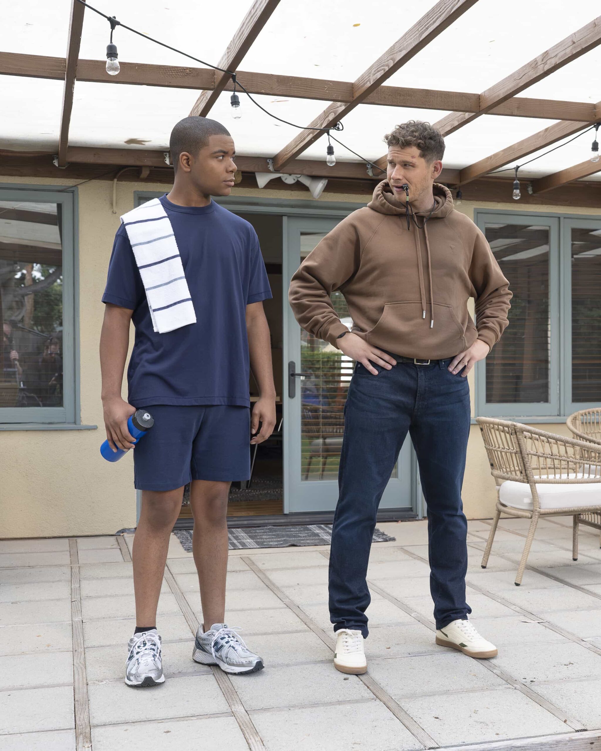 9-1-1 Season 9 Episode 5 - “Family History” - Athena must revisit a painful part of her past when answering a call for help. Meanwhile, the 118 takes a big step forward. THURSDAY, NOV. 13 (8:00-9:00 p.m. EST) on ABC. (Disney/Christopher Willard) 
ELIJAH M. COOPER, OLIVER STARK