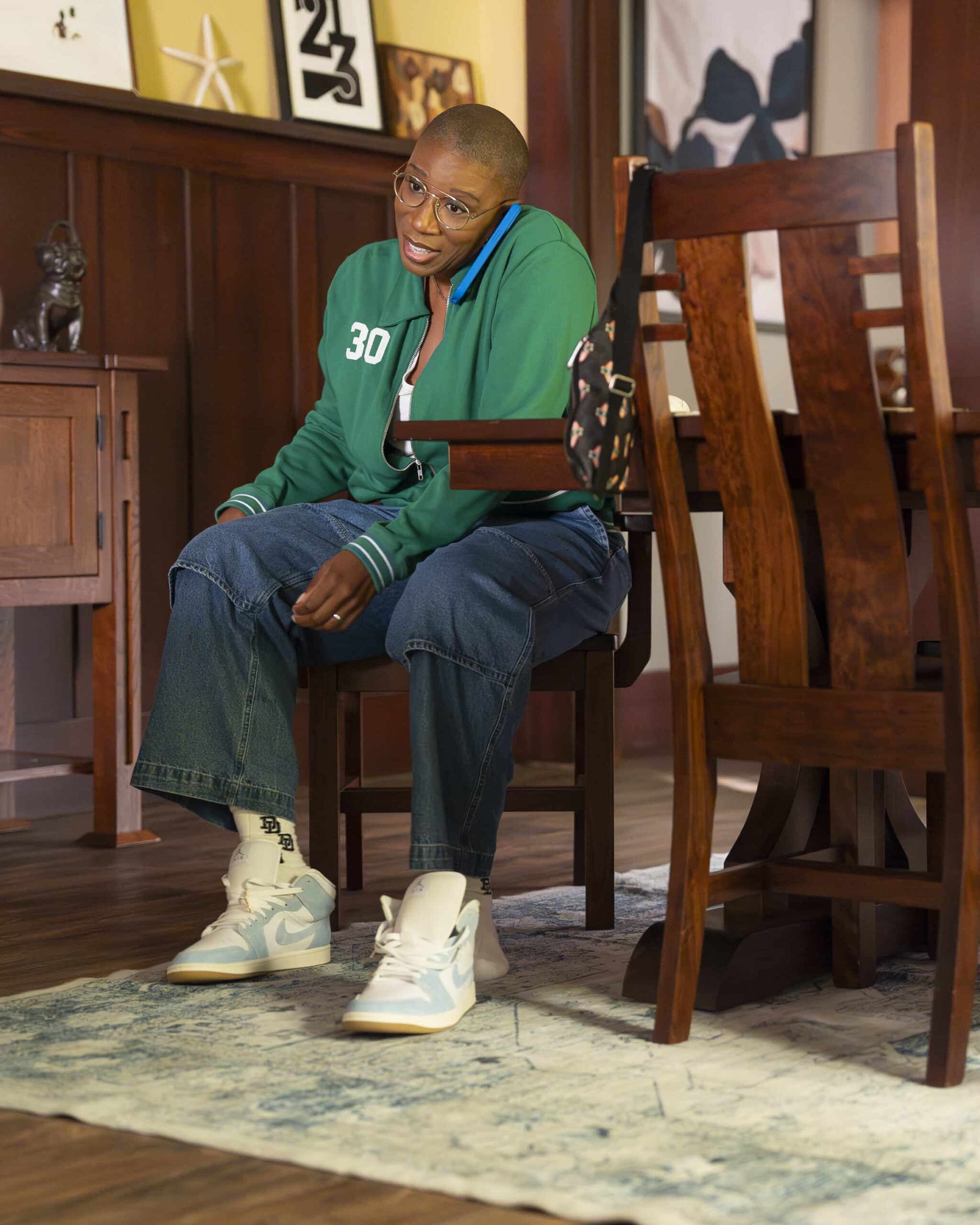 9-1-1 Season 9 Episode 5 - “Family History” - Athena must revisit a painful part of her past when answering a call for help. Meanwhile, the 118 takes a big step forward. THURSDAY, NOV. 13 (8:00-9:00 p.m. EST) on ABC. (Disney/Christopher Willard) 
AISHA HINDS