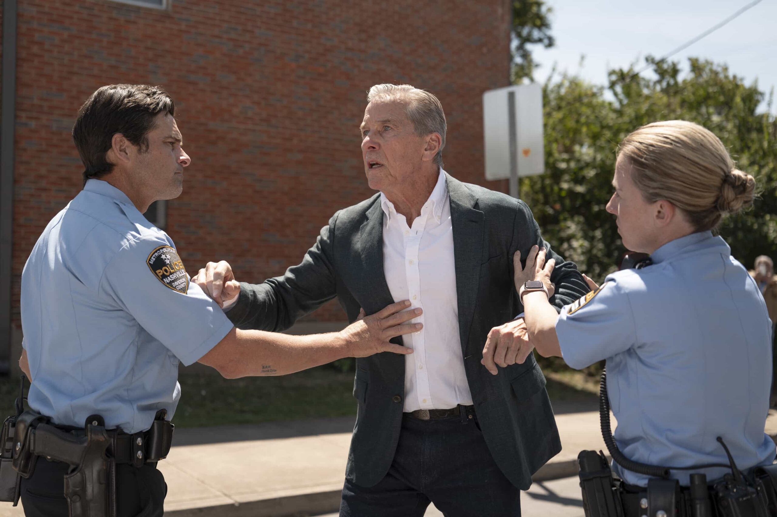 9-1-1: NASHVILLE: “Good Southern Manors” - As Don, Blue and Ryan take extreme measures to prevent a distillery explosion, the 9-1-1 call center is disrupted by budget cuts and hackers. Amidst the chaos, Blythe faces an emergency of her own. THURSDAY, NOV. 13 (9:00-10:00 p.m. EST) on ABC. THURSDAY, NOV. 13 (9:00-10:00 p.m. EST) on ABC. (Disney/Jake Giles Netter) 
TIM MATHESON