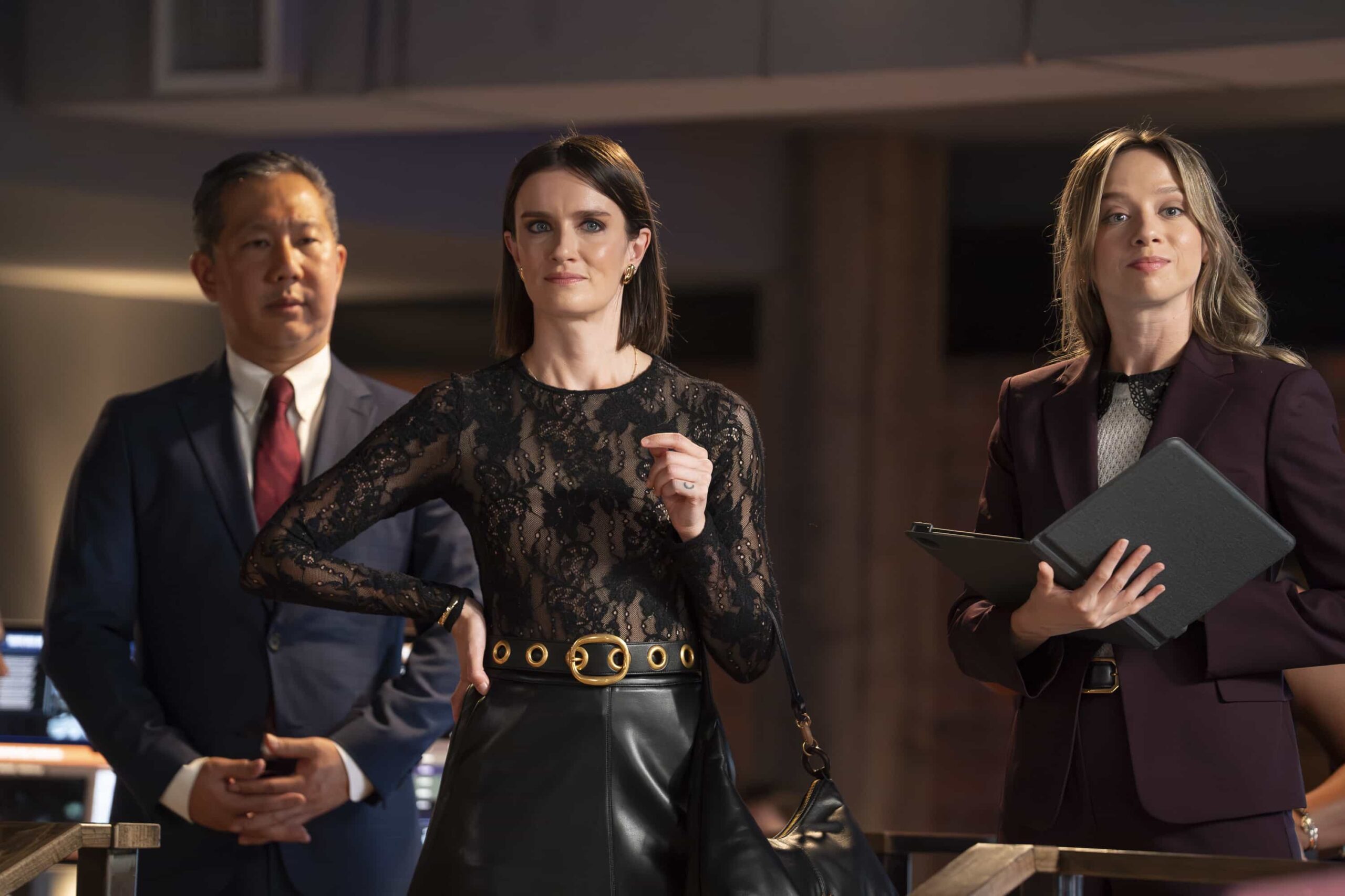 9-1-1: NASHVILLE: “Good Southern Manors” - As Don, Blue and Ryan take extreme measures to prevent a distillery explosion, the 9-1-1 call center is disrupted by budget cuts and hackers. Amidst the chaos, Blythe faces an emergency of her own. THURSDAY, NOV. 13 (9:00-10:00 p.m. EST) on ABC. THURSDAY, NOV. 13 (9:00-10:00 p.m. EST) on ABC. (Disney/Jake Giles Netter) 
ANNA WOOD, ANNA LORE