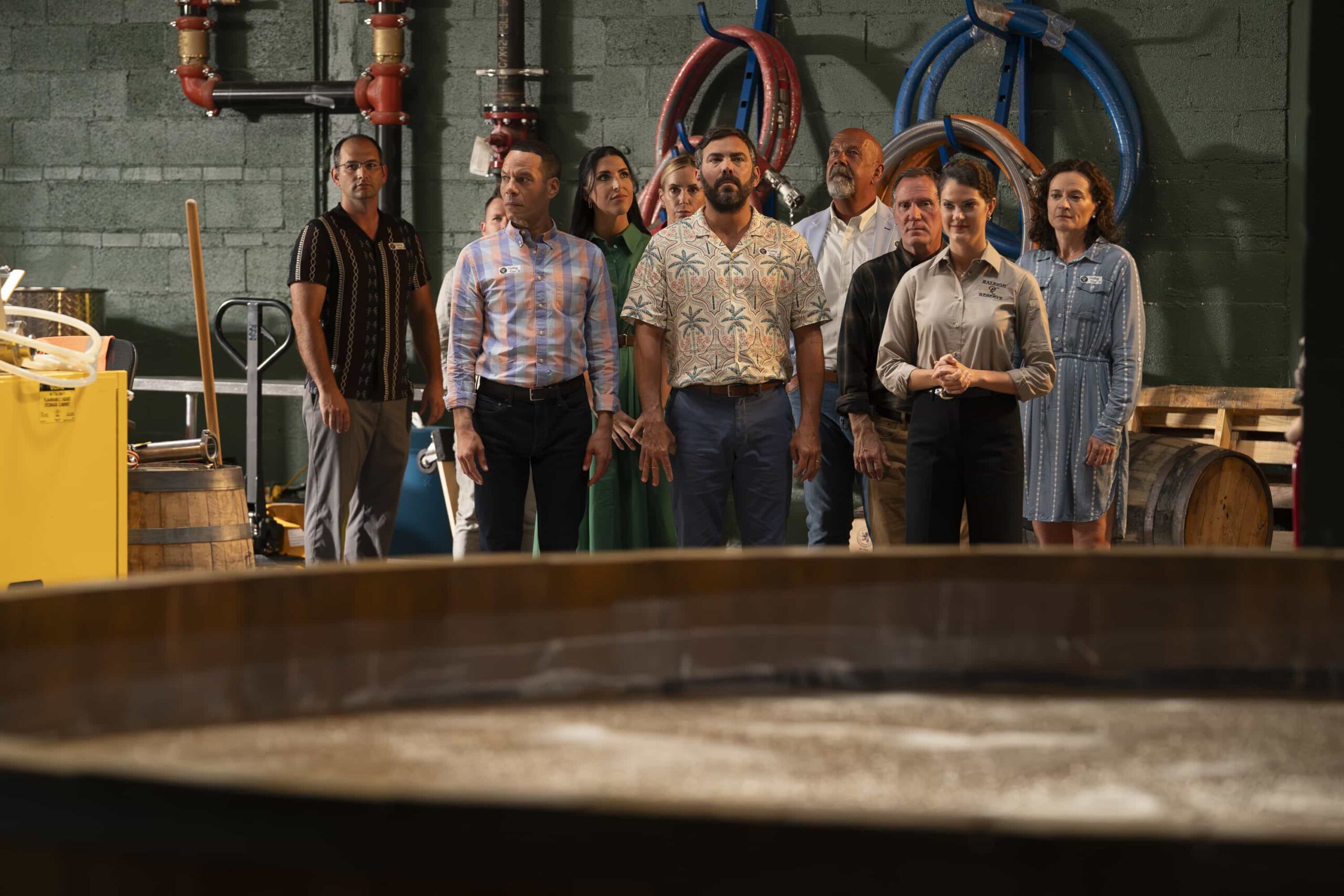 9-1-1: NASHVILLE: “Good Southern Manors” - As Don, Blue and Ryan take extreme measures to prevent a distillery explosion, the 9-1-1 call center is disrupted by budget cuts and hackers. Amidst the chaos, Blythe faces an emergency of her own. THURSDAY, NOV. 13 (9:00-10:00 p.m. EST) on ABC. THURSDAY, NOV. 13 (9:00-10:00 p.m. EST) on ABC. (Disney/Jake Giles Netter) 
JON HUDSON ODOM, MATTHEW RISCH, MARISSA PAOLELLA