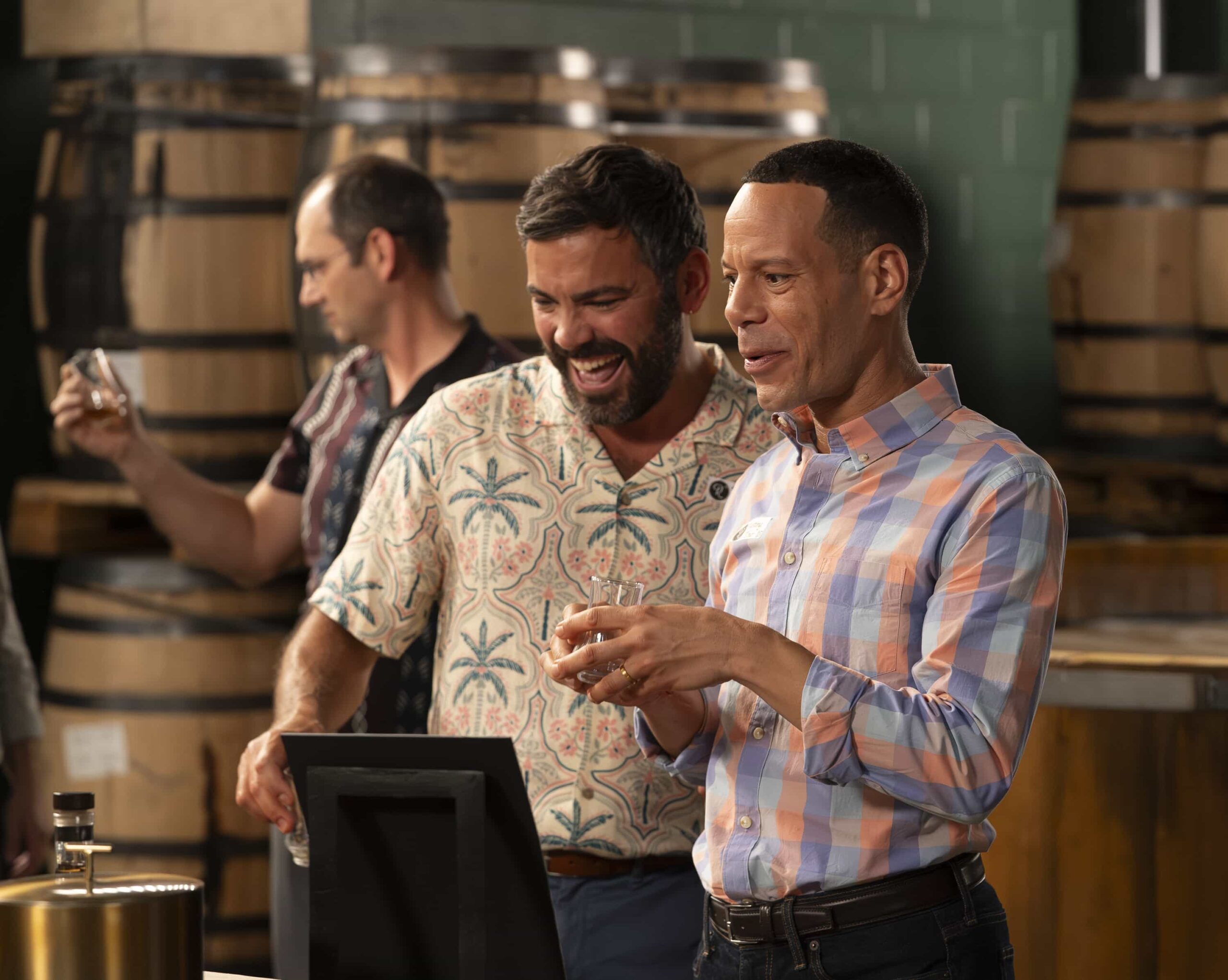 9-1-1: NASHVILLE: “Good Southern Manors” - As Don, Blue and Ryan take extreme measures to prevent a distillery explosion, the 9-1-1 call center is disrupted by budget cuts and hackers. Amidst the chaos, Blythe faces an emergency of her own. THURSDAY, NOV. 13 (9:00-10:00 p.m. EST) on ABC. THURSDAY, NOV. 13 (9:00-10:00 p.m. EST) on ABC. (Disney/Jake Giles Netter) 
MATTHEW RISCH, JON HUDSON ODOM