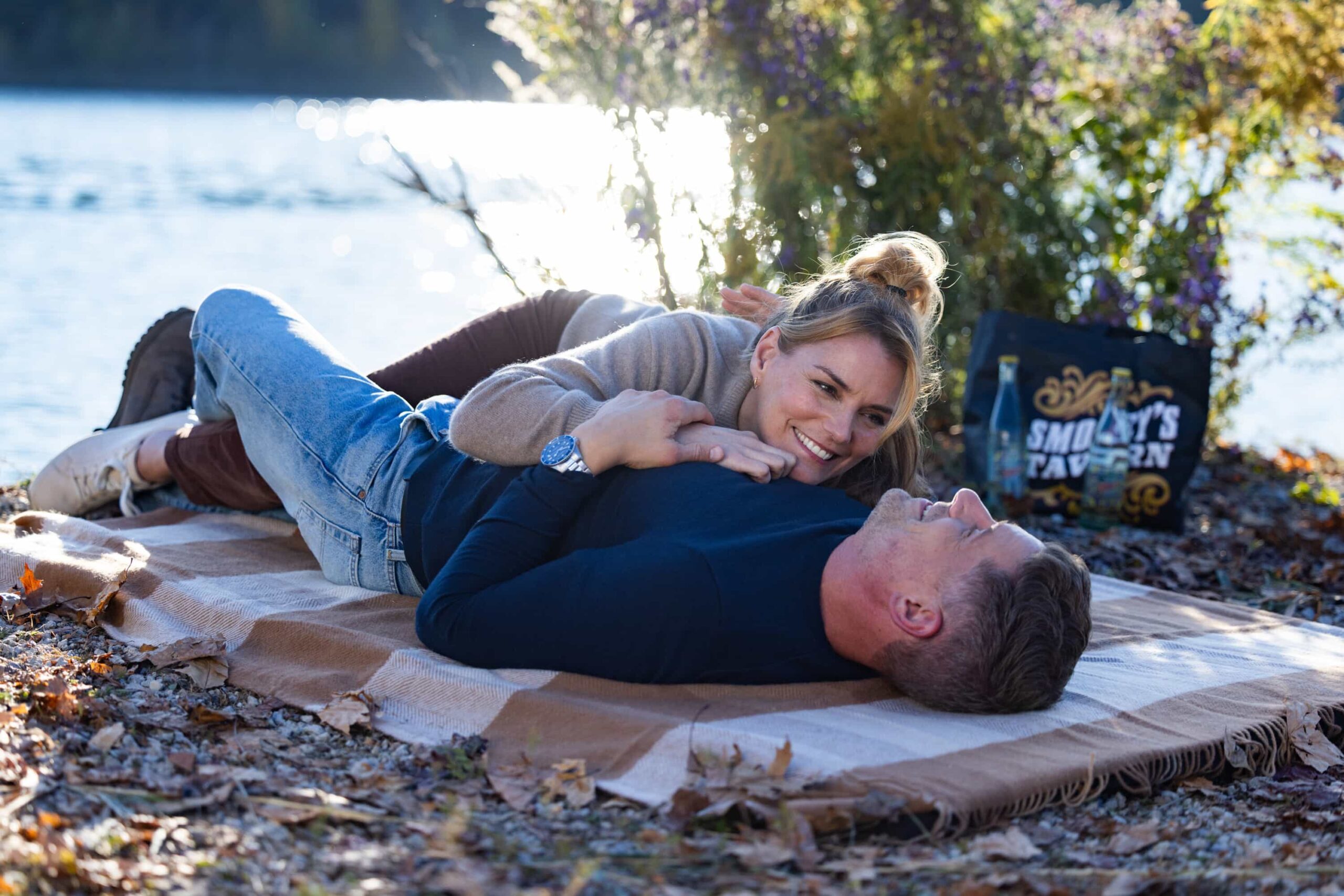 “Death & Taxes” – As cannabis growers in Edgewater scramble to pay their taxes in cash, a violent robbery leaves a man in critical condition and exposes the vulnerability of the legal cannabis trade. Meanwhile, Mickey navigates a tense meal with her stepsister, Sharon (FIRE COUNTRY), on SHERIFF COUNTRY, Friday, Dec. 12 (8:00-9:00 PM, ET/PT) on the CBS Television Network, and streaming on Paramount+ (live and on-demand for Paramount+ Premium plan subscribers, or on-demand for Paramount+ Essential subscribers the day after the episode airs)*. Pictured: Matt Lauria as Boone and Suze Misner as Nora Boone. Photo: Darren Goldstein/CBS ©2025 CBS Broadcasting, Inc. All Rights Reserved.