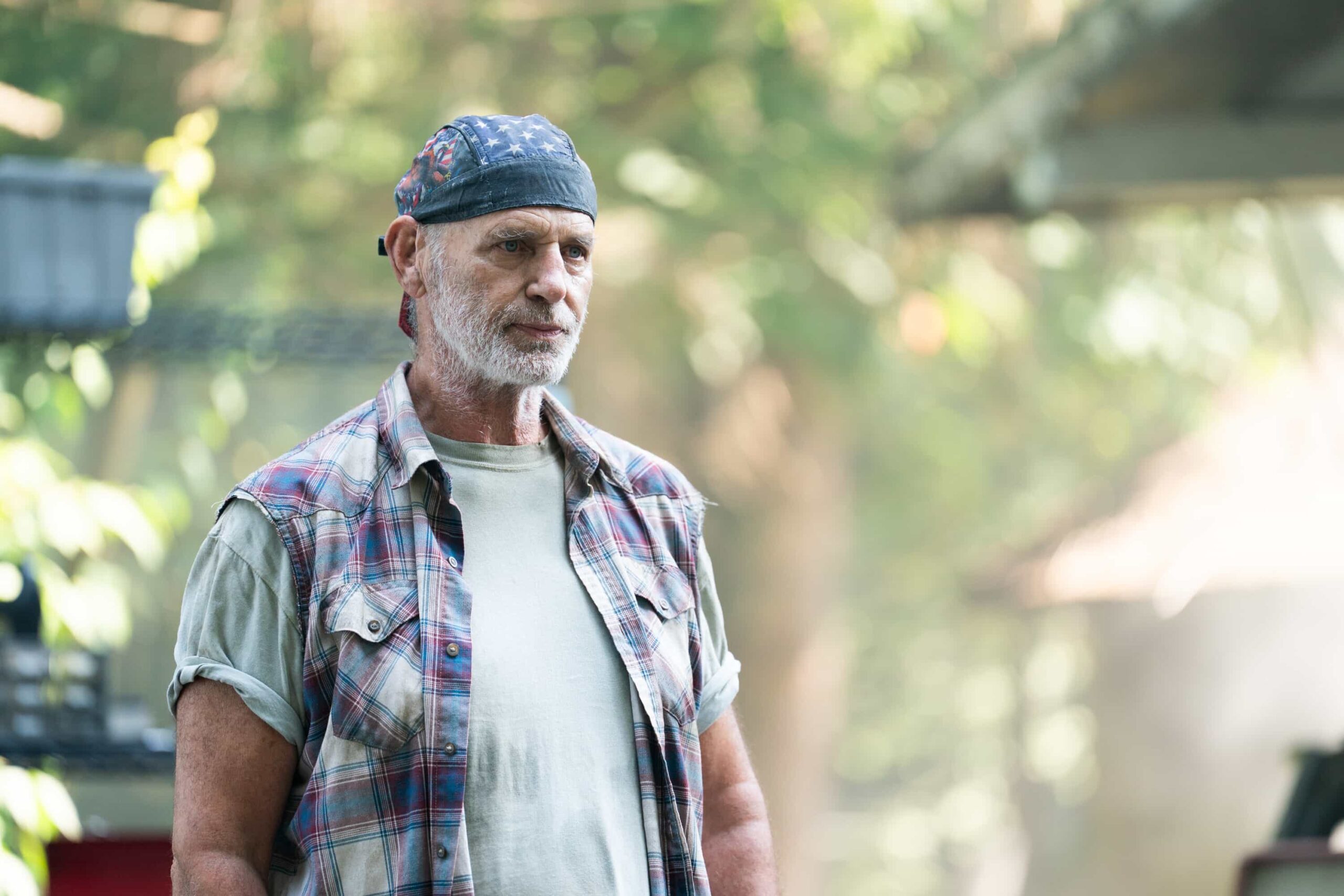 “The Old Ways” – When four teens vanish during a hike in the Santa Cruz Mountains, Colter’s search uncovers a hidden agenda behind their journey, leading him to an off-grid community where all their lives are put in danger, Sunday, Nov. 16 (8:30-9:30PM, ET/PT) on the CBS Television Network, and streaming on Paramount+ (live and on-demand for Paramount+ Premium plan subscribers, or on-demand for Paramount+ Essential subscribers the day after the episode airs)*.  Pictured: Gardiner Millar as Eagle Bandana. Photo: Darko Sikman/CBS ©2025 CBS Broadcasting, Inc. All Rights Reserved.