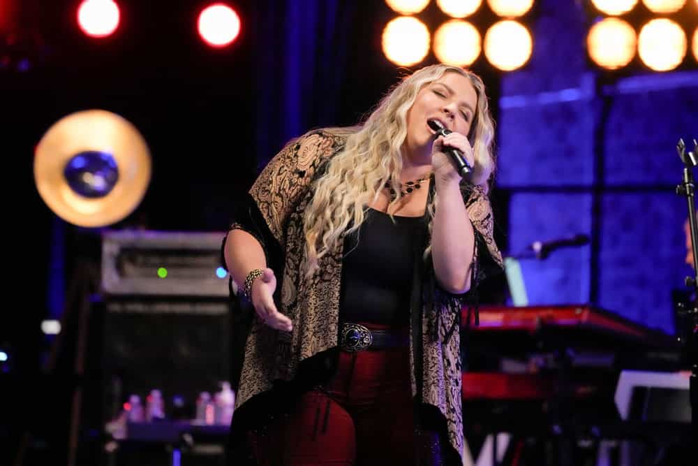 THE VOICE -- The Knockouts Part 4 Episode 2813 -- Pictured: Cori Kennedy -- (Photo by: Casey Durkin/NBC)