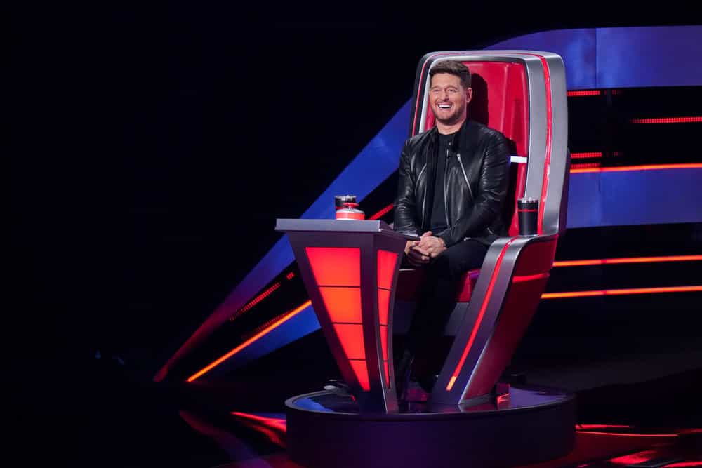 THE VOICE -- The Knockouts Part 4 Episode 2813 -- Pictured: Michael Bublé -- (Photo by: Tyler Golden/NBC)