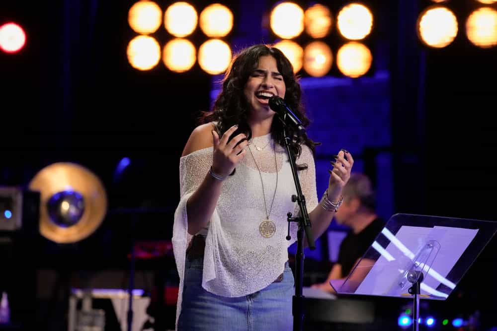 THE VOICE -- The Knockouts Part 4 Episode 2813 -- Pictured: Carolina Rodriguez -- (Photo by: Casey Durkin/NBC)