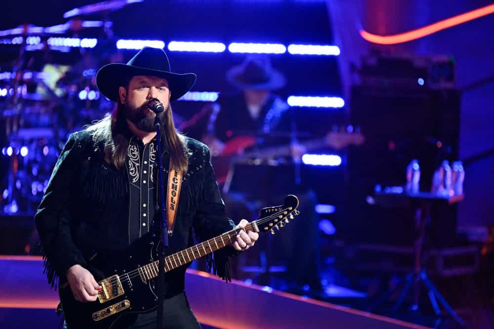 The Voice Season 28 Episode 13 -- "The Knockouts Part 4"  Episode 2813 -- Pictured: Aaron Nichols -- (Photo by: Griffin Nagel/NBC)