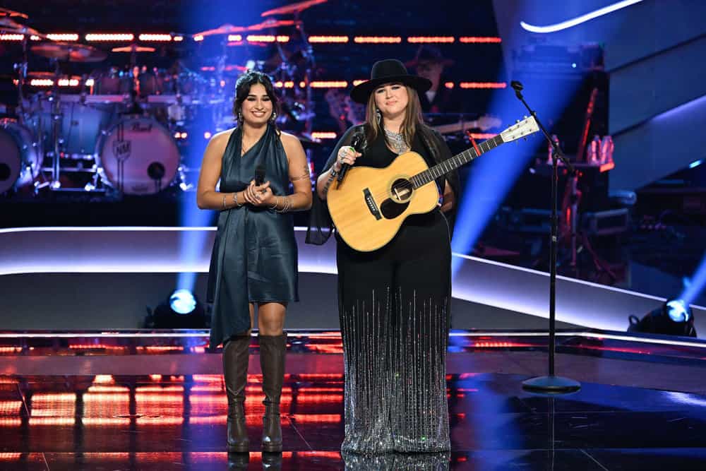 THE VOICE -- The Knockouts Part 4 Episode 2813 -- Pictured: (l-r) Carolina Rodriguez, Mindy Miller -- (Photo by: Griffin Nagel/NBC)