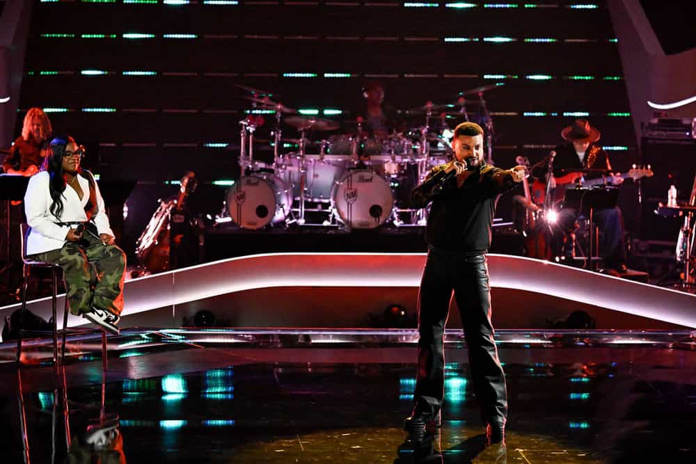 THE VOICE -- The Knockouts Part 4 Episode 2813 -- Pictured: (l-r) Jazz McKenzie, Teo Ramdel -- (Photo by: Griffin Nagel/NBC)