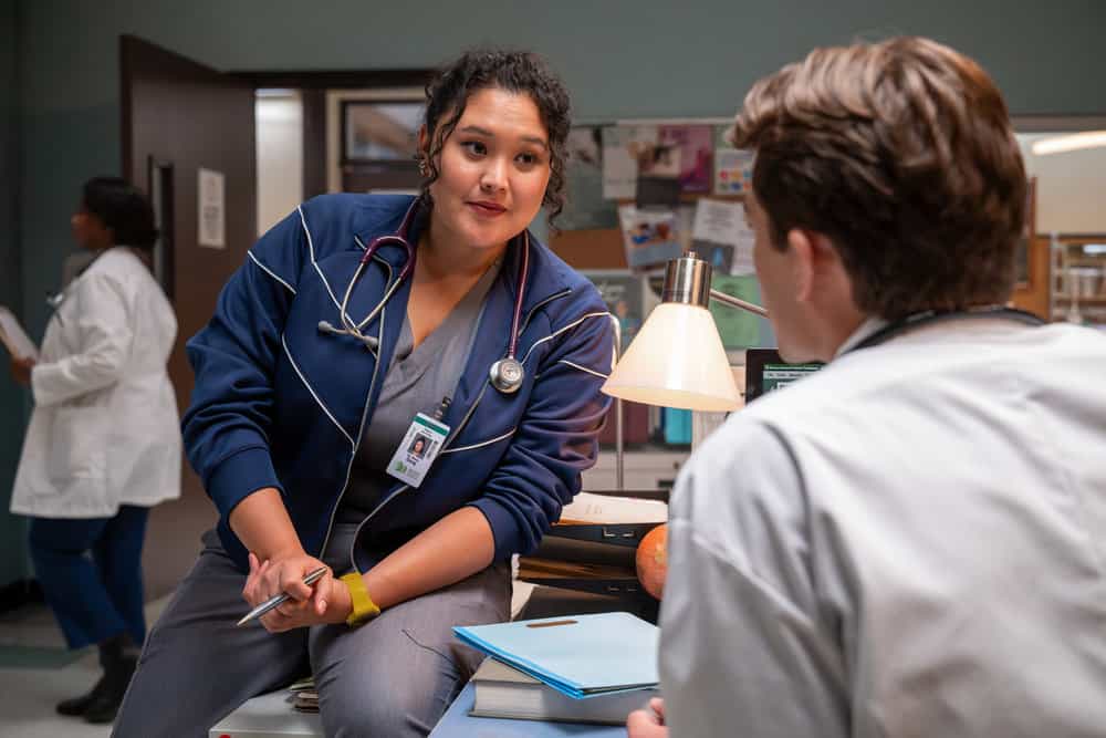 BRILLIANT MINDS -- "The Upside Down" Episode 208 -- Pictured: Aury Krebs as Dr. Dana Dang -- (Photo by: Pief Weyman/NBC)