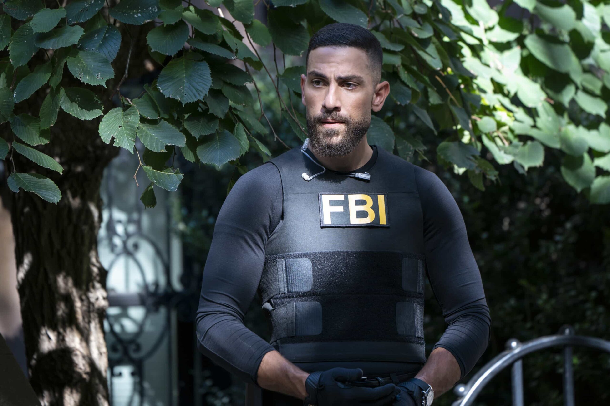 FBI Season 8 Episode 6 “Parental” – When a robbery at a community clinic turns deadly, the team investigates a drug trafficking crew and soon uncovers that the clinic’s doctor may be more involved than they initially thought. Meanwhile, Isobel and her stepdaughter are at odds over a family issue, on FBI, Monday, Nov. 17 (9:00-10:00 PM ET/PT) on the CBS Television Network, and streaming on Paramount+ (live and on-demand for Paramount+ Premium plan subscribers, or on-demand for Paramount+ Essential subscribers the day after the episode airs). Pictured: Zeeko Zaki as Special Agent Omar Adom ‘OA’ Zidan. Photo: Bennett Raglin/CBS ©2025 CBS Broadcasting, Inc. All Rights Reserved.