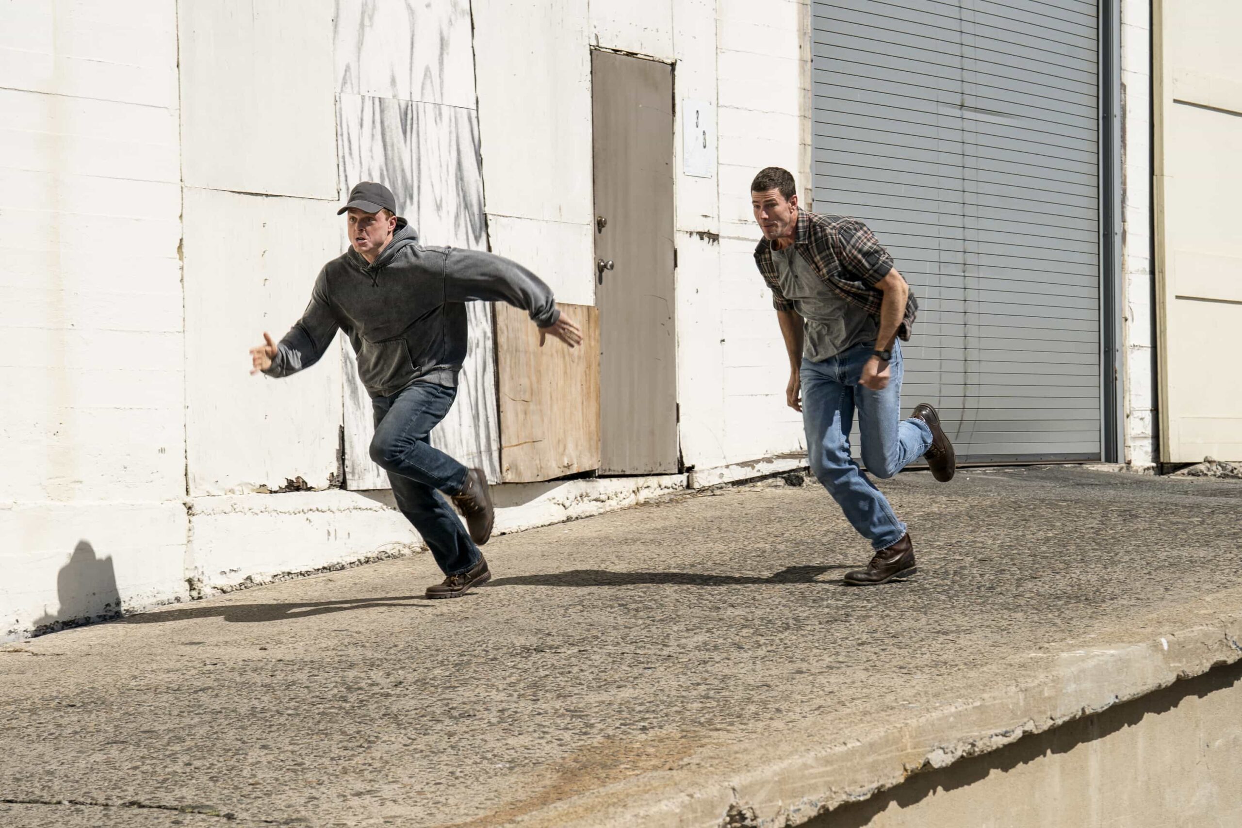 “Happy Birthday” – When an anonymous tip leads to the discovery of a young Marine’s body at a chilling crime scene, Randy believes it could be connected to a previous case where a coin was left in the victim’s throat. Also, Franks tries to track down priceless packages meant for his brother, Mason (guest star Philip Winchester), on NCIS: ORIGINS, Tuesday, Nov. 18 (9:00-10:00 PM, ET/PT) on the CBS Television Network, and streaming on Paramount+ (live and on demand for Paramount+ Premium plan subscribers, or on demand for Paramount+ Essential subscribers the day after the episode airs)*.  Pictured (L-R): Caleb Foote as Bernard “Randy” Randolf and Austin Stowell as Leroy Jethro Gibbs.  Photo: Erik Voake/CBS ©2025 CBS Broadcasting, Inc. All Rights Reserved.