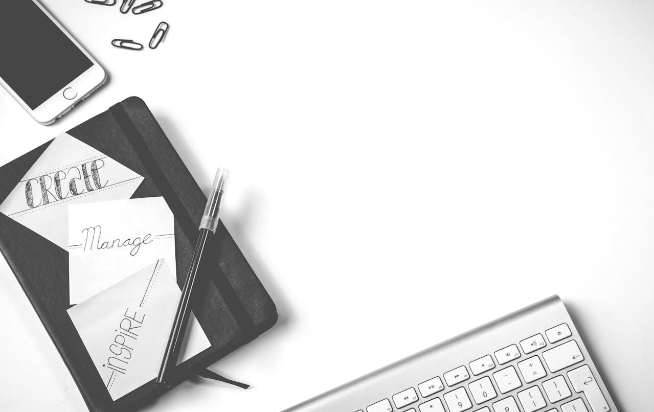 notepad ideas on desk