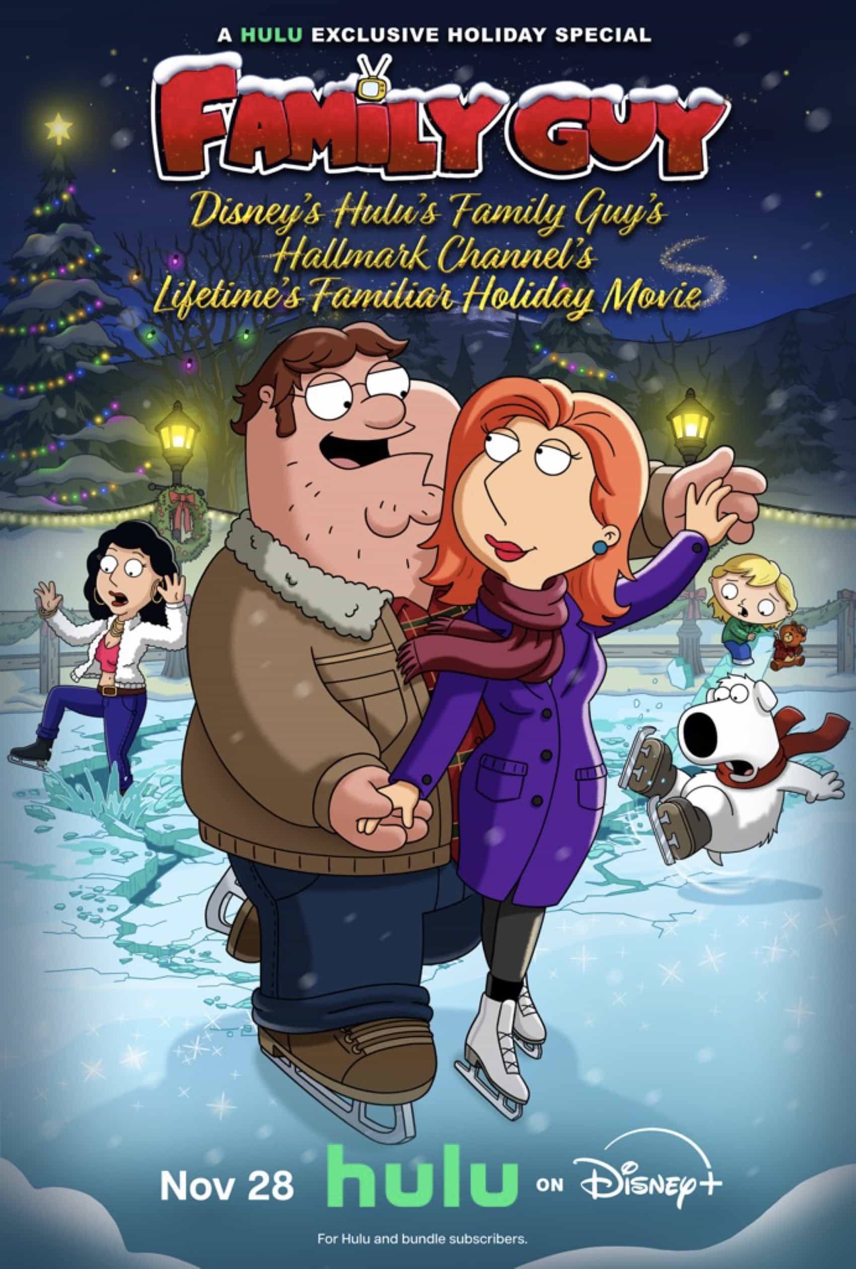 Family Guy Familiar Holiday Movie Key Art Poster
