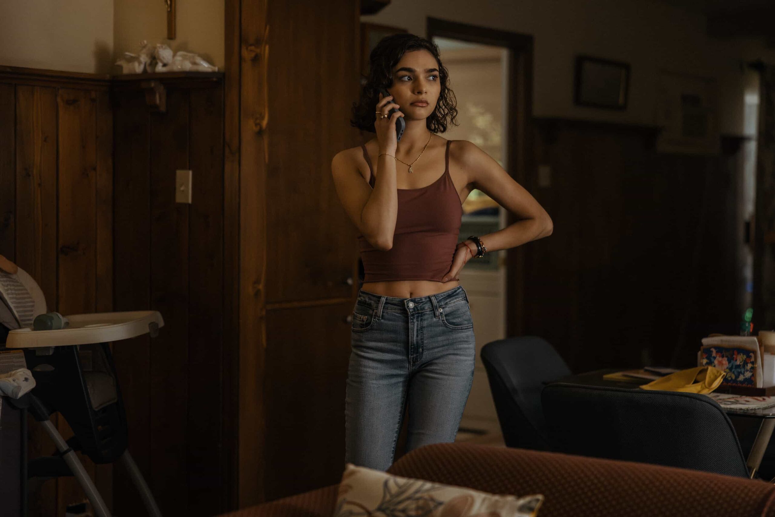 Landman Season 2 Episode 2 - Paulina Chávez as Ariana in Landman episode 2, season 2, streaming on Paramount+. Photo Credit: Emerson Miller/Paramount+