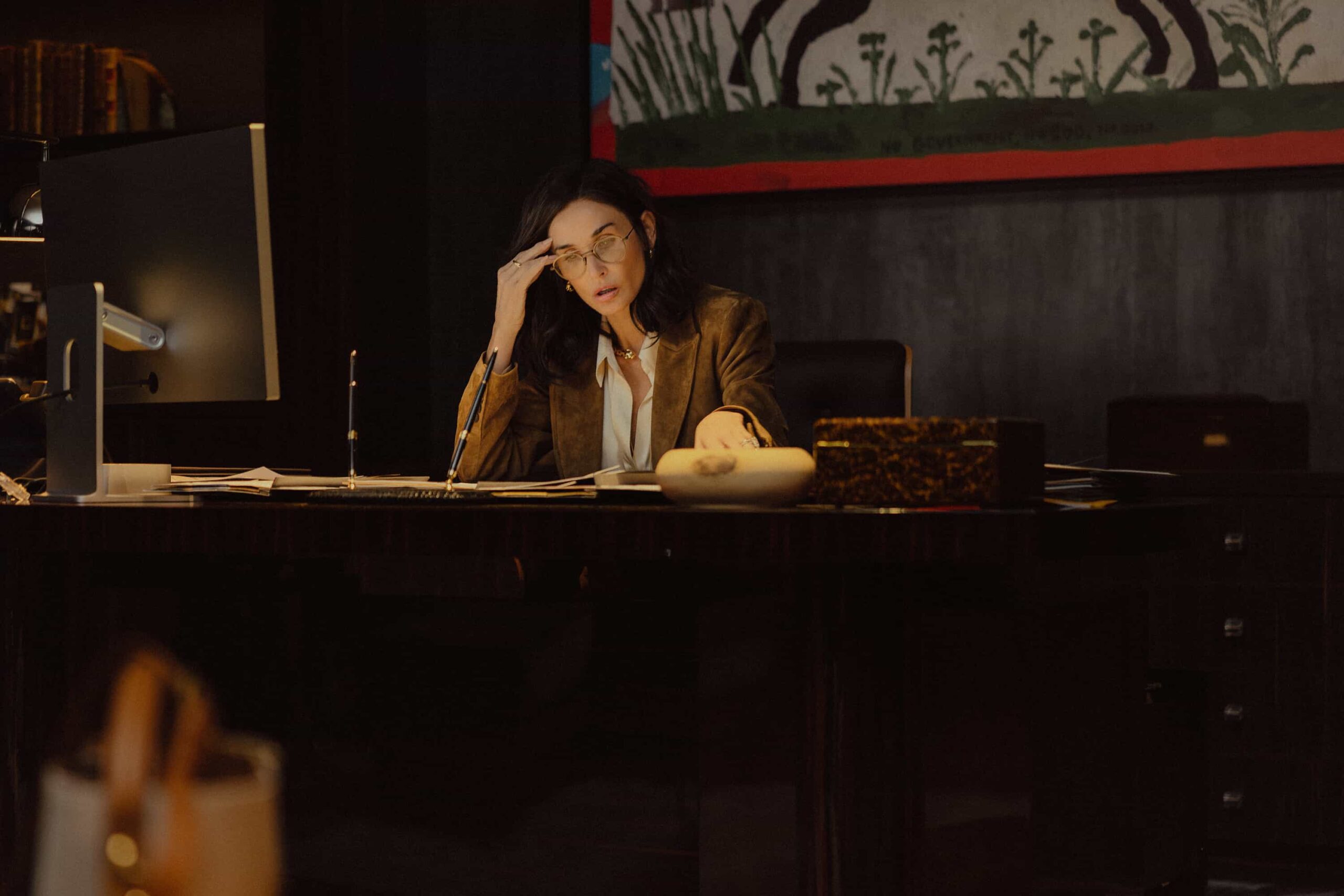 Demi Moore as Cami in Landman episode 2, season 2, streaming on Paramount+. Photo Credit: Emerson Miller/Paramount+